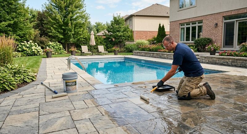 Concrete Patio Sealing in Gig Harbor, WA
