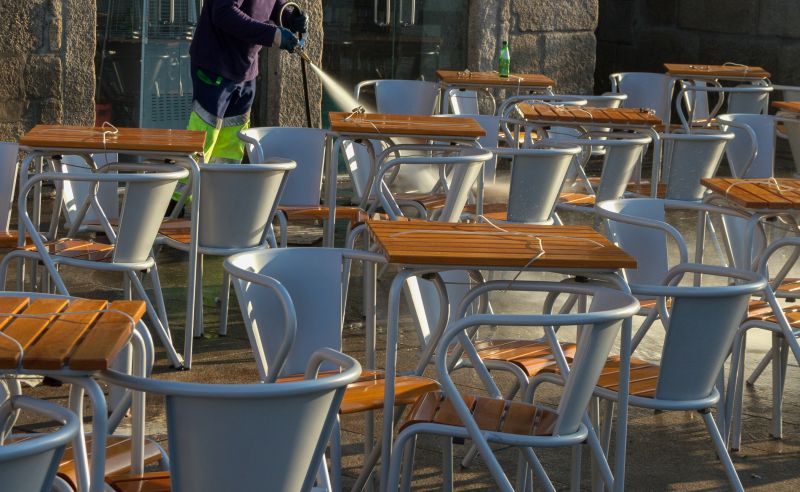 Clean and Restored Patio